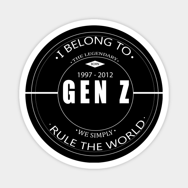 Gen Z 1997-2012 Magnet by Life Happens